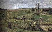 Camille Pissarro Leads to the loose many this graciousness Li road oil